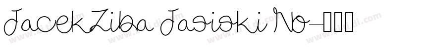 JacekZiba Jasiski No字体转换